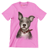 Staffordshire_Bull_Terrier - Dog Themed T-Shirt-Pink-S-Custom One Express