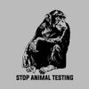 Stop animal testing - Vegan Themed T-Shirt-Blue-S-Custom One Express