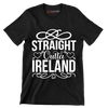 Straight Outta Ireland - St. Patrick's Day T-Shirt-Black-S-Custom One Express