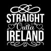 Straight Outta Ireland - St. Patrick's Day T-Shirt-Black-S-Custom One Express