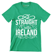 Straight Outta Ireland - St. Patrick's Day T-Shirt-Green-S-Custom One Express