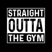 Straight Outta The Gym - Gym Themed T-Shirt-Black-S-Custom One Express