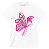 Strength hope faith love courage - Breast Cancer Awareness T-Shirt-White-S-Custom One Express