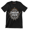 Strong and brave moving ahead loving and loyal intelligent and curious american veteran fearless for freedom - Veterans Themed T-Shirt-Black-S-Custom One Express