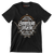 Strong and brave moving ahead loving and loyal intelligent and curious american veteran fearless for freedom - Veterans Themed T-Shirt-Black-S-Custom One Express