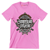 Strong and brave moving ahead loving and loyal intelligent and curious american veteran fearless for freedom - Veterans Themed T-Shirt-Pink-S-Custom One Express