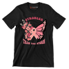 Stronger than the storm - Breast Cancer Awareness T-Shirt-Black-S-Custom One Express