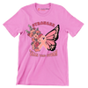 Stronger than the storm - Breast Cancer Awareness T-Shirt-Pink-S-Custom One Express