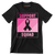 Support Squad - Breast Cancer Awareness T-Shirt-Black-S-Custom One Express