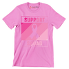 Support Squad - Breast Cancer Awareness T-Shirt-Pink-S-Custom One Express