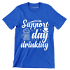 Support day drinking - St. Patrick's Day T-Shirt-Blue-S-Custom One Express