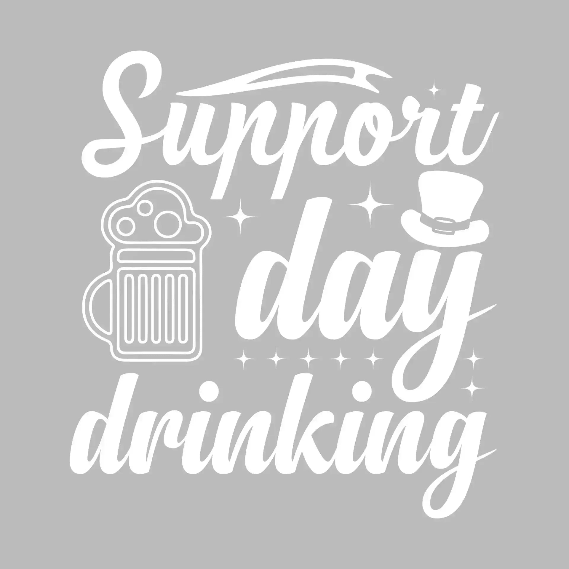 Support day drinking - St. Patrick's Day T-Shirt-Black-S-Custom One Express