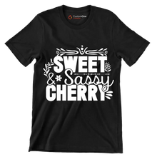 Sweet & sassy cherry - Sarcasm Themed T-Shirt-Black-S-Custom One Express