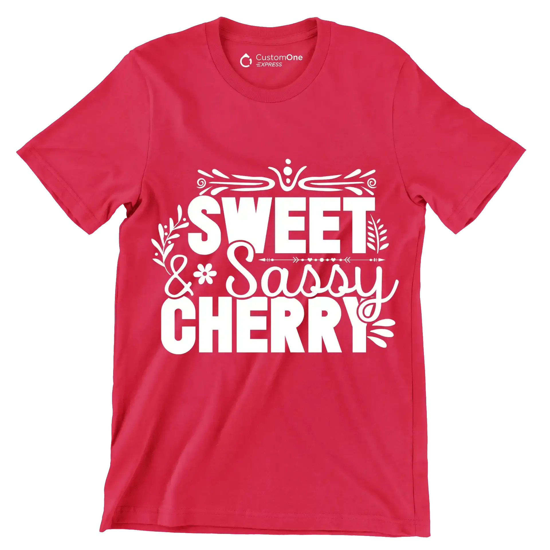 Sweet & sassy cherry - Sarcasm Themed T-Shirt-Red-S-Custom One Express