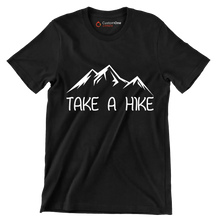 TAKE A HIKE - Hiking Themed T-Shirt-Black-S-Custom One Express