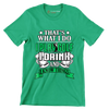 THAT'S WHAT I DO I PLAY GOLF I DRINK AND I KNOW THINGS - Golf Themed T-Shirt-Green-S-Custom One Express