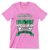 THAT'S WHAT I DO I PLAY GOLF I DRINK AND I KNOW THINGS - Golf Themed T-Shirt-Pink-S-Custom One Express