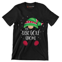 THE DISC GOLF GNOME - Golf Themed T-Shirt-Black-S-Custom One Express