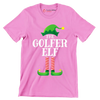 THE GOLFER ELF - Golf Themed T-Shirt-Pink-S-Custom One Express