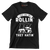 THEY SEE ME ROLLIN' THEY HATIN' - Golf Themed T-Shirt-Black-S-Custom One Express