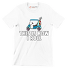 THIS IS HOW I ROLL - Golf Themed T-Shirt-White-S-Custom One Express