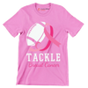 Tackle Breast Cancer - Breast Cancer Awareness T-Shirt-Pink-S-Custom One Express