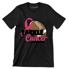 Tackle Cancer - Breast Cancer Awareness T-Shirt-Black-S-Custom One Express