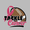 Tackle Cancer - Breast Cancer Awareness T-Shirt-Black-S-Custom One Express