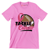 Tackle Cancer - Breast Cancer Awareness T-Shirt-Pink-S-Custom One Express