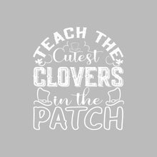 Teach The Cutest Clovers In The Patch - St. Patrick's Day T-Shirt-Black-S-Custom One Express