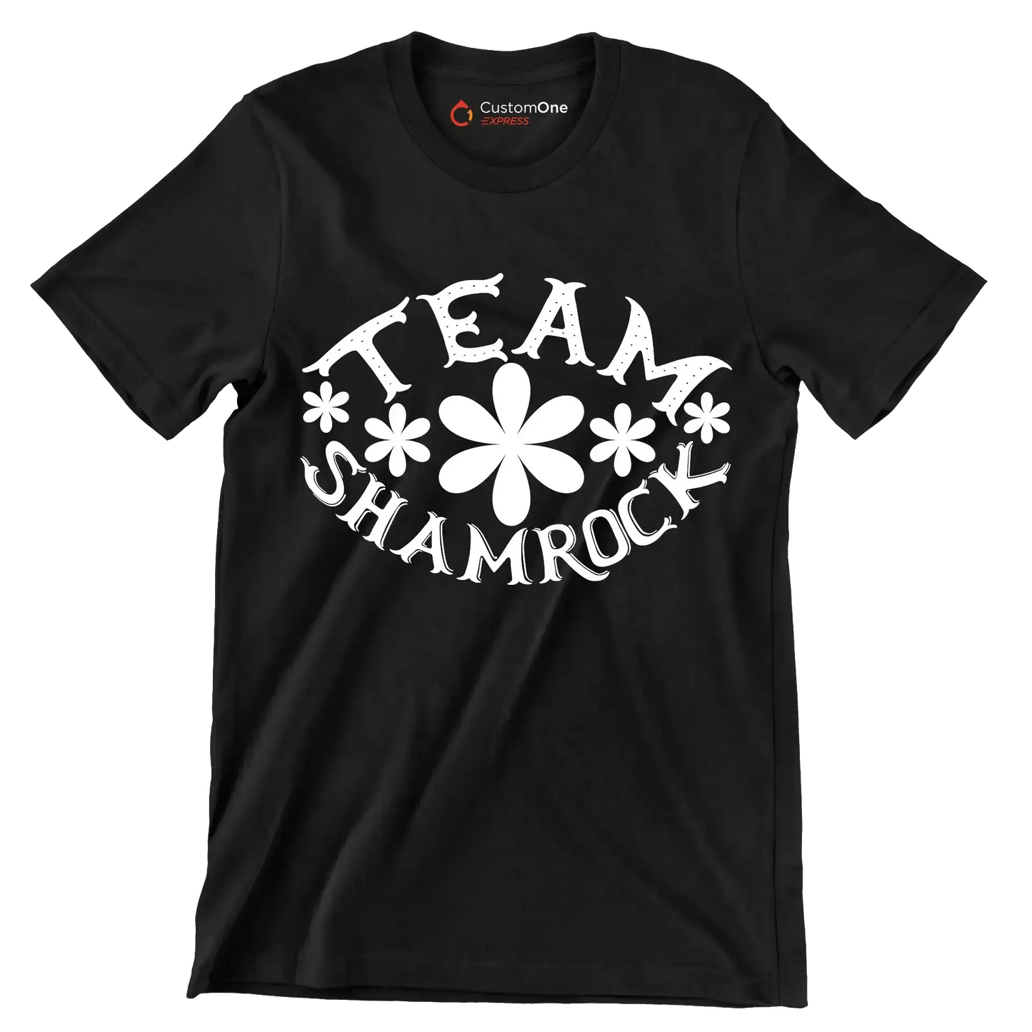 Team Shamrock - St. Patrick's Day T-Shirt-Black-S-Custom One Express