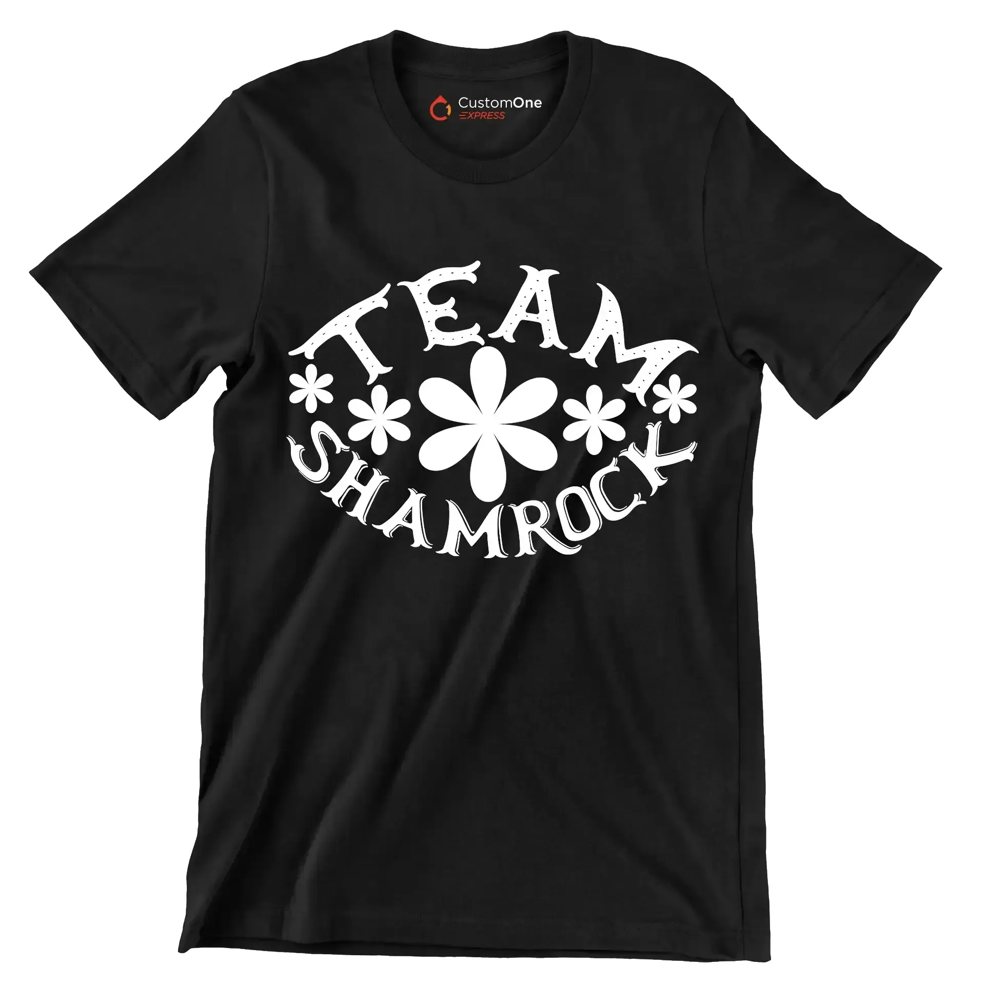 Team Shamrock - St. Patrick's Day T-Shirt-Black-S-Custom One Express