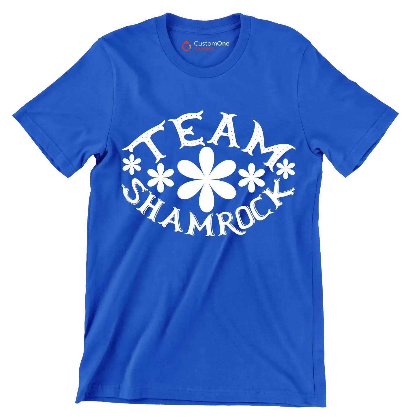 Team Shamrock - St. Patrick's Day T-Shirt-Blue-S-Custom One Express