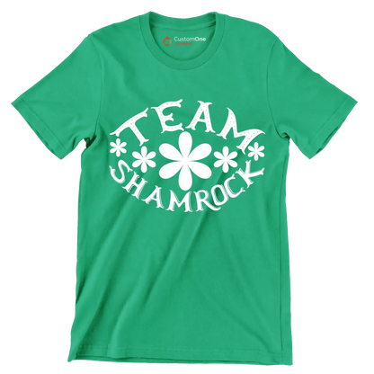 Team Shamrock - St. Patrick's Day T-Shirt-Green-S-Custom One Express
