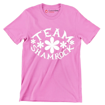 Team Shamrock - St. Patrick's Day T-Shirt-Pink-S-Custom One Express