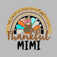 Thankful Mimi - Thanksgiving Themed T-Shirt-Blue-S-Custom One Express