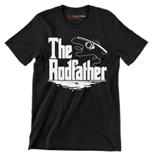 The Rodfather - Father’s Day T-Shirt-Black-S-Custom One Express