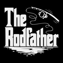 The Rodfather - Father’s Day T-Shirt-Black-S-Custom One Express