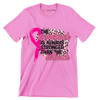 The comeback is always stronger than the setback - Breast Cancer Awareness T-Shirt-Pink-S-Custom One Express