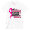 The comeback is always stronger than the setback - Breast Cancer Awareness T-Shirt-White-S-Custom One Express