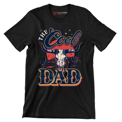 The cool dad - Father’s Day T-Shirt-Black-S-Custom One Express