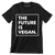 The future is vegan - Vegan Themed T-Shirt-Black-S-Custom One Express