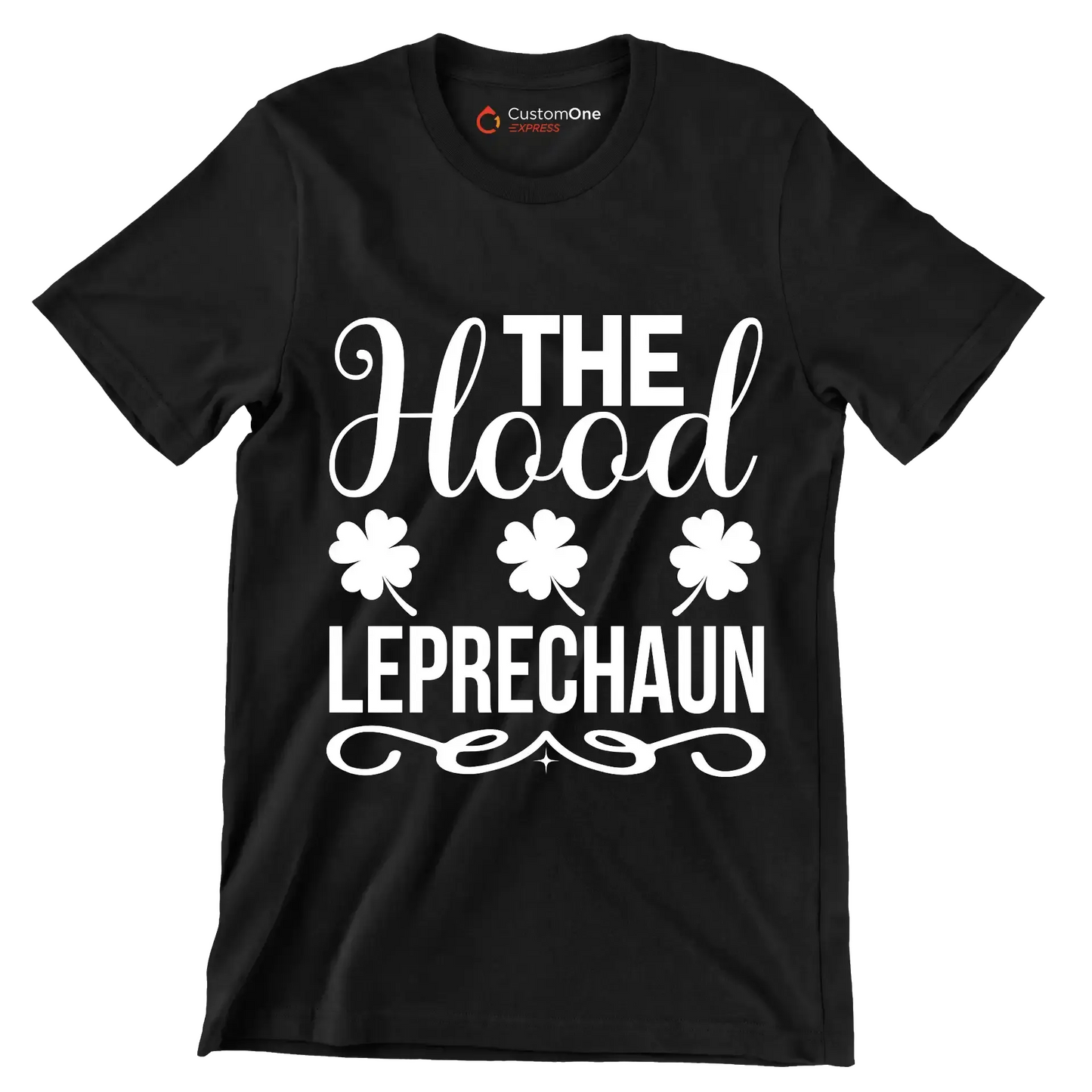 The hood leprechaun - St. Patrick's Day T-Shirt-Black-S-Custom One Express