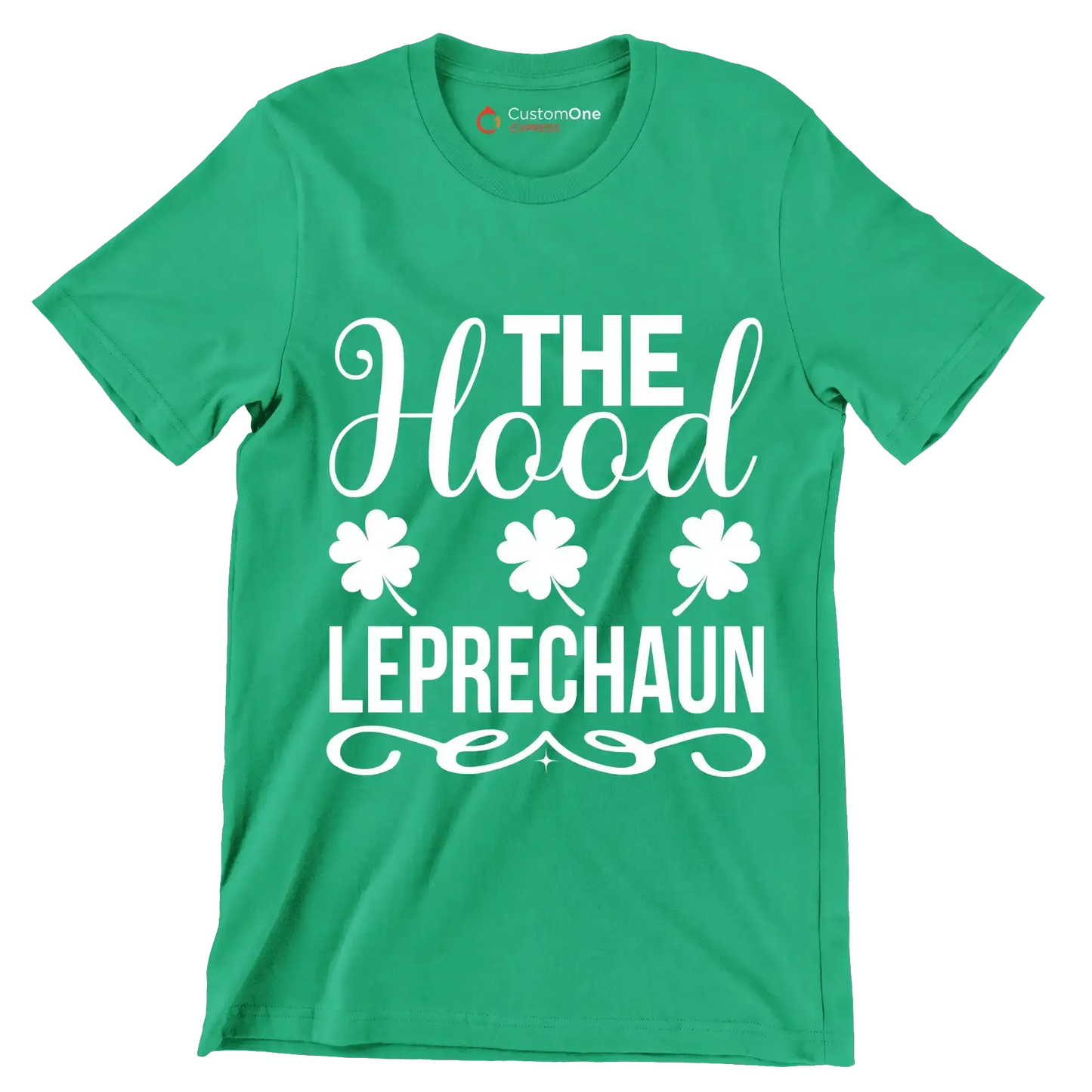 The hood leprechaun - St. Patrick's Day T-Shirt-Green-S-Custom One Express