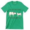 The only difference is your perception - Vegan Themed T-Shirt-Green-S-Custom One Express