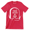 There better be dogs - Dog Themed T-Shirt-Red-S-Custom One Express