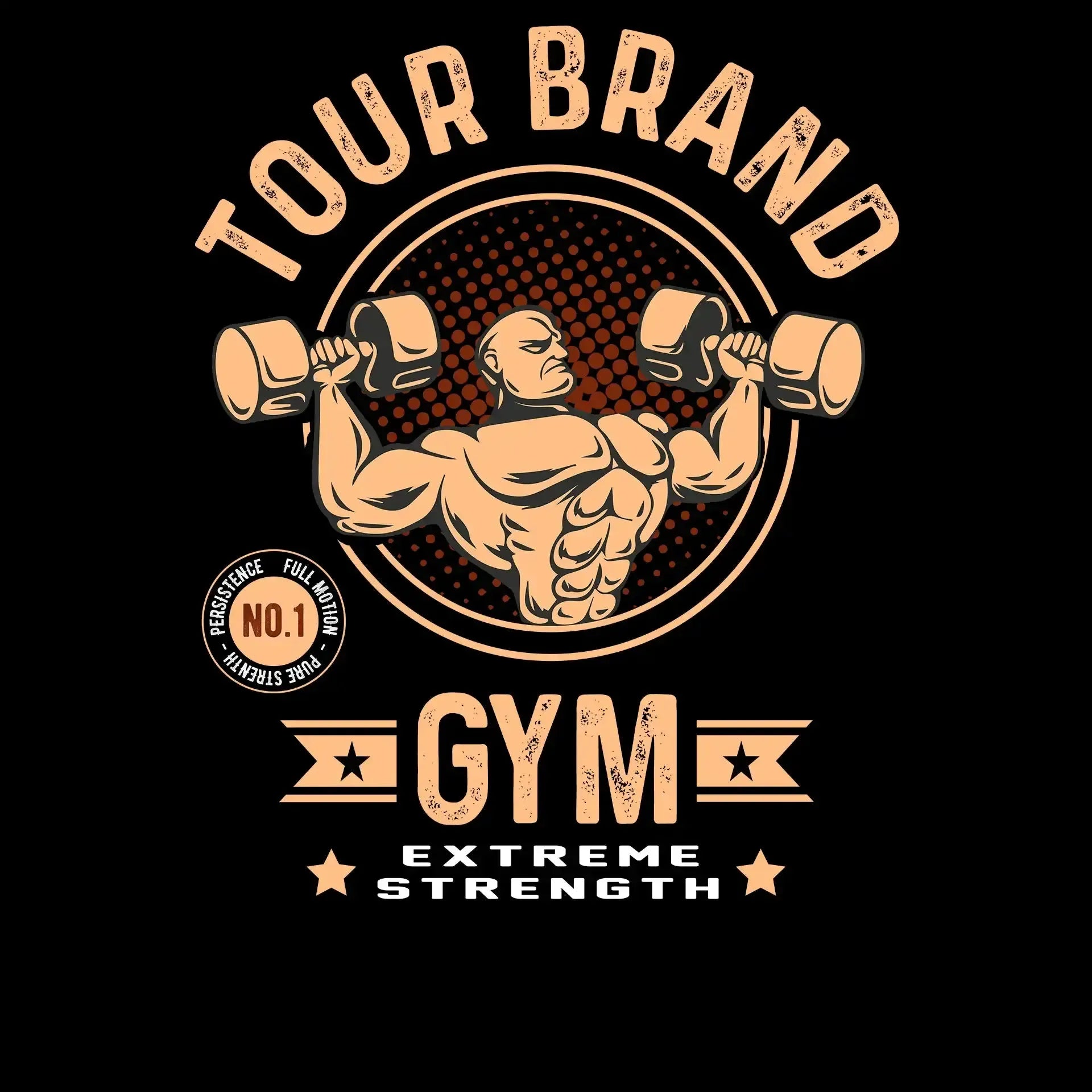 Today Brand GYM Extreme Strength - Gym Themed T-Shirt-Black-S-Custom One Express