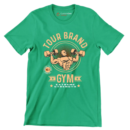 Today Brand GYM Extreme Strength - Gym Themed T-Shirt-Green-S-Custom One Express