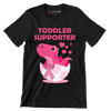 Toddler Supporter - Breast Cancer Awareness T-Shirt-Black-S-Custom One Express