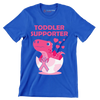 Toddler Supporter - Breast Cancer Awareness T-Shirt-Blue-S-Custom One Express